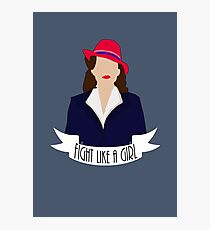 P. Carter: "Fight like a Girl." Photographic Print