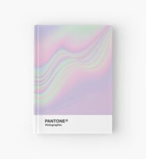 Cuaderno de tapa dura HIPAB - Fondo estético holográfico iridiscente Pantone