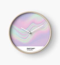 H.I.P.A.B - Holographic Iridescent Pantone Aesthetic Background Clock