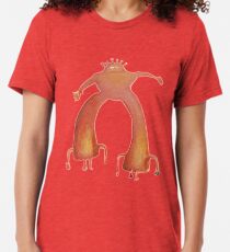 Die flammenden Lippen - Pink Robot Vintage T-Shirt