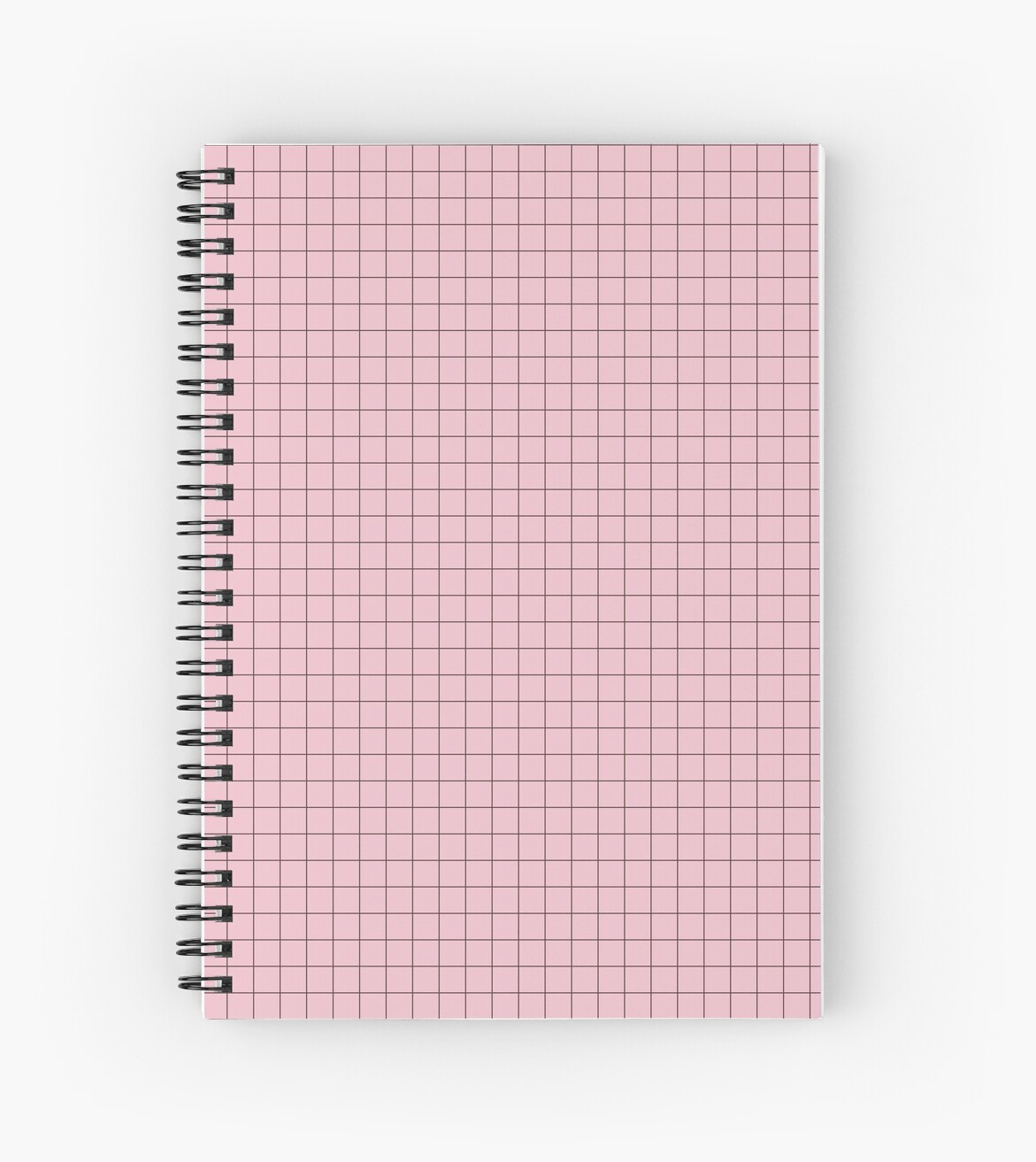 aesthetic grid pink spiral notebooks by heathaze redbubble