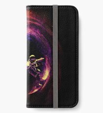 Surfen im Weltraum iPhone Flip-Case/Hülle/Klebefolie