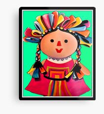 Mexican Maria Doll 3 Metal Print