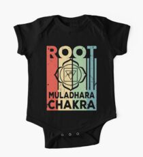 Yoga Root Muladhara Chakra Vintage Retro One Piece - Short Sleeve