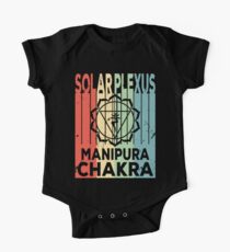 Yoga Solar Plexus Chakra Manipura Vintage Retro One Piece - Short Sleeve