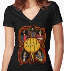 Guess who Women's Fitted V-Neck T-Shirt