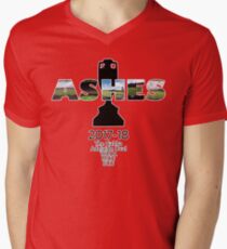 2017-18 Ashes Venues Men's V-Neck T-Shirt