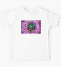 Lilac Red Petals Kids Tee