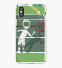 Corky's playing tennis iPhone Case