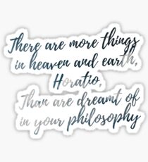 Pegatina Hamlet Quote