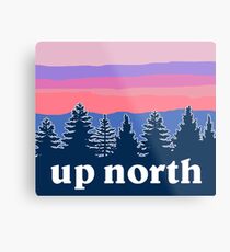 up north Metal Print