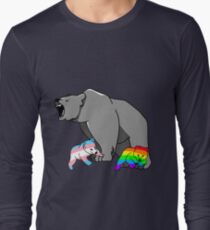 Mama / Papa Bär LGBT Pride Langarmshirt