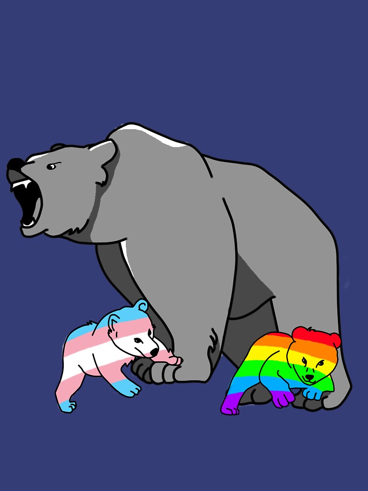 Mama/Papa Bear LGBT Pride by floralMonarch