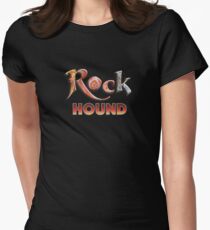 Rock Hound Agate Collector T-Shirt Women's Fitted T-Shirt