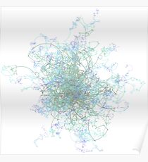 Fractal-Blasen-Kammer Poster