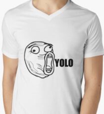 YOLOOOOO T-shirt col V homme