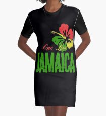 One Love Jamaica Graphic T-Shirt Dress