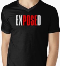 EXPOSED POSE Men's V-Neck T-Shirt