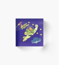Andys 90'sToy Story Bed Replica Buzz Lightyear Acrylic Block