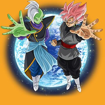 Goku Black SSJR and Zamasu From Dragon Ball Super