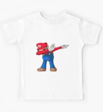 Dabbing super mario Kids Tee