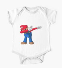 Dabbing super mario One Piece - Short Sleeve