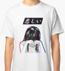 SAD JAPANESE MANGA AESTHETIC Classic T-Shirt