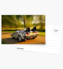 DELOREAN.... Back to the Future. Postcards