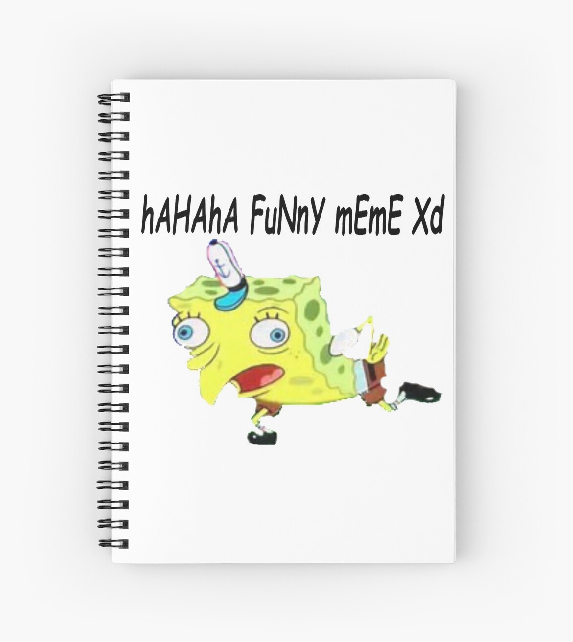 Mocking Spongebob Meme Spiral Notebooks By Yes No Redbubble