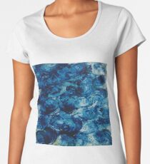 blue flowers Women's Premium T-Shirt