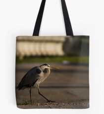 Why did the Heron cross the road? Tote Bag