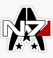 Mass Effect N7 Alliance Sticker Sticker
