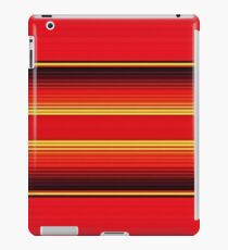 Red Mexican Poncho Background iPad Case/Skin