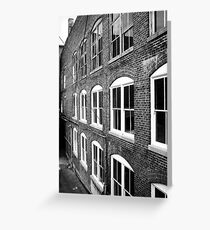 Down The Alley Greeting Card