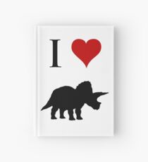 I Love Dinosaurs - Triceratops Hardcover Journal