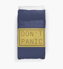 Yellow Panic Duvet Cover