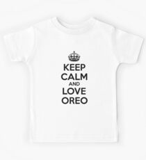 Keep Calm And Love Oreo Kids Tee