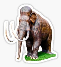 Mammouth Outstanding in his Field Sticker