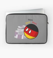 Funda para portátil Polandball - Alemania haciendo negocios