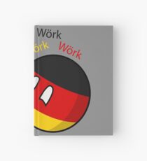 Cuaderno de tapa dura Polandball - Alemania haciendo negocios