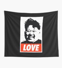 Tela decorativa Kim Jong Un amor