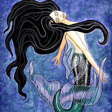 Artwork thumbnail, Mermaiden - Mermaid Fantasy Art by CarolOchs