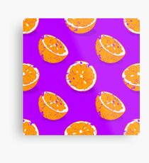Orange Metallbild