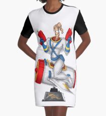 Earthworn Jim - Pinup Graphic T-Shirt Dress