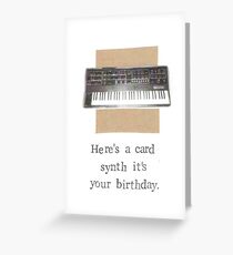 Synth It's Your Birthday Greeting Card
