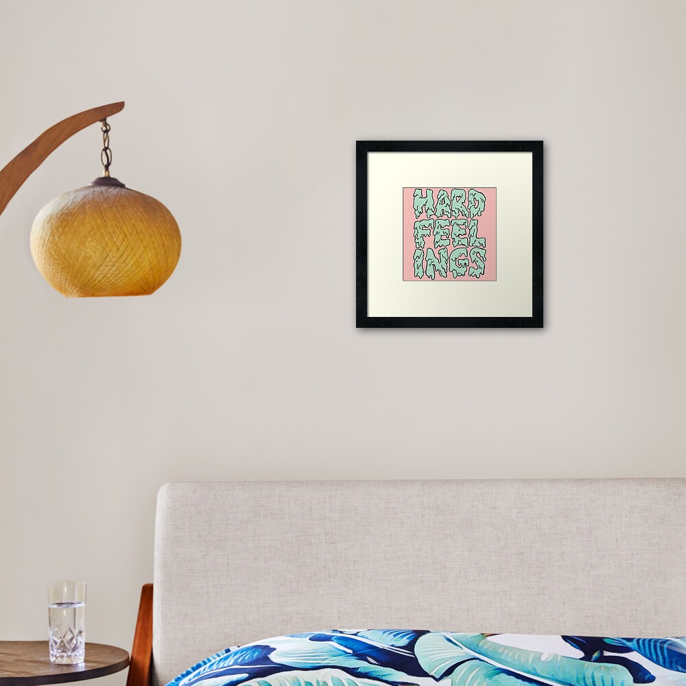 Hard Feelings Framed Art Print