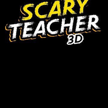 Scary Teacher Game 3d Sticker for Sale by KHAFiT