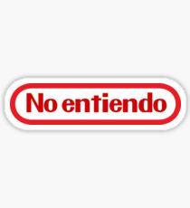 No Entiendo Sticker