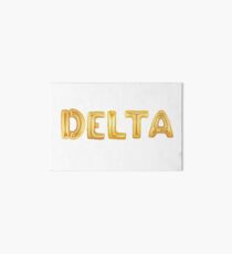 Gold-Ballon-Delta Galeriedruck