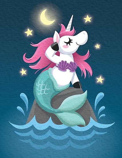 unicorn mermaid photographic print by taylorsmith03 redbubble